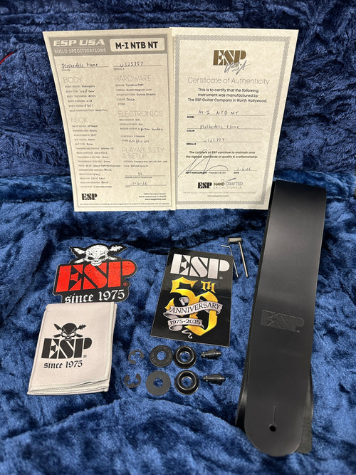 ESP M-1 USA - Psychedelic Flame #25757