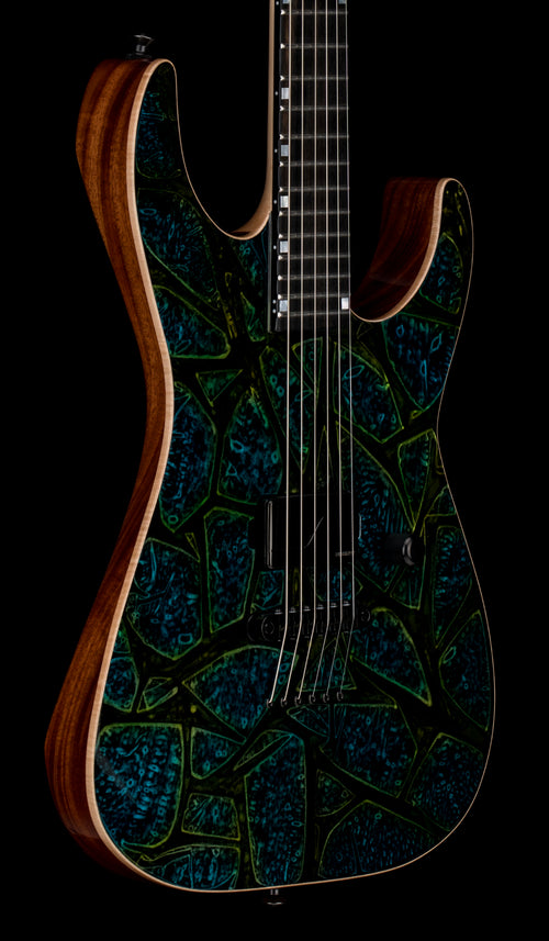 ESP M-1 USA - Psychedelic Flame #25757