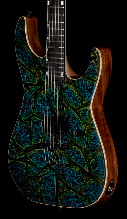ESP M-1 USA - Psychedelic Flame #25757