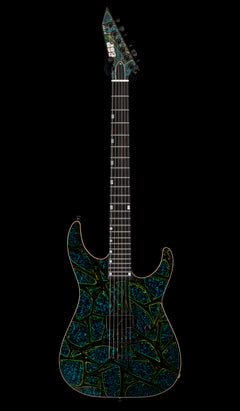 ESP M-1 USA - Psychedelic Flame #25757