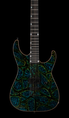 ESP M-1 USA - Psychedelic Flame #25757