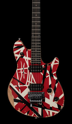EVH Limited Edition Wolfgang Special Striped Series - Aged Red, Black, and White #60168
