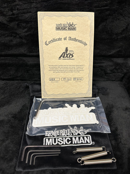 Ernie Ball Music Man Axis 30th Anniversary - Translucent Gold #11114