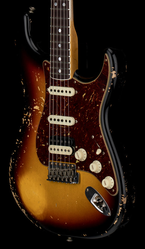 Fender Custom Shop Limited Edition '67 Stratocaster HSS Heavy Relic - Faded Aged 3-Color Sunburst #83528
