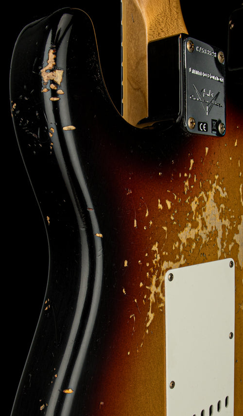 Fender Custom Shop Limited Edition '67 Stratocaster HSS Heavy Relic - Faded Aged 3-Color Sunburst #83528