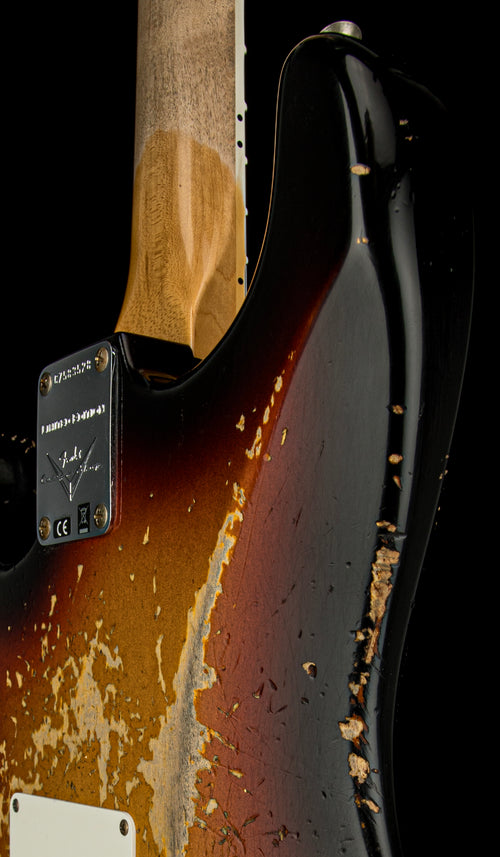 Fender Custom Shop Limited Edition '67 Stratocaster HSS Heavy Relic - Faded Aged 3-Color Sunburst #83528