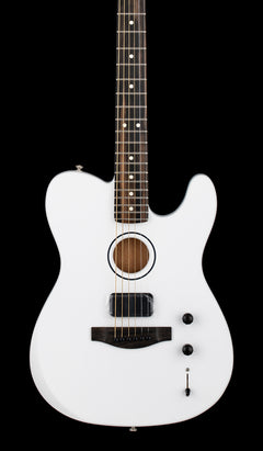 Fender Limited Edition FINNEAS American Acoustasonic Telecaster - Satin Arctic White #2764A