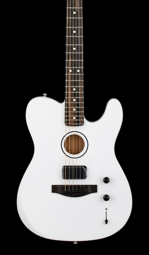 Fender Limited Edition FINNEAS American Acoustasonic Telecaster - Satin Arctic White #2764A