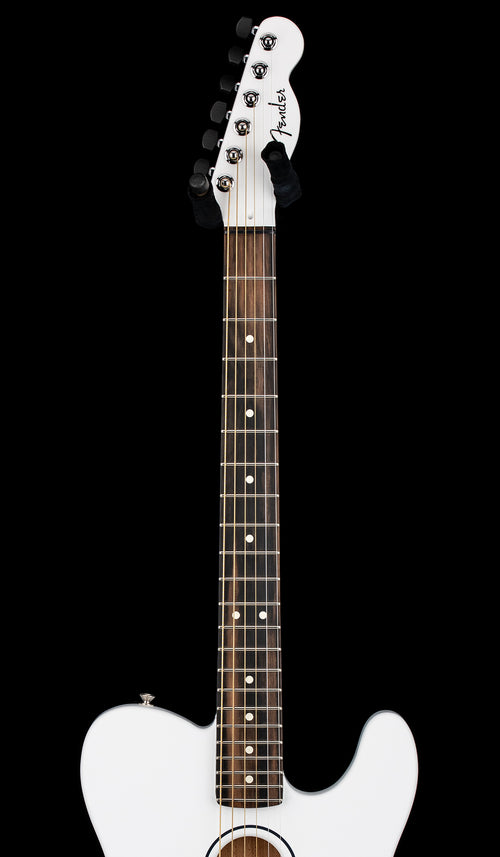 Fender Limited Edition FINNEAS American Acoustasonic Telecaster - Satin Arctic White #2764A