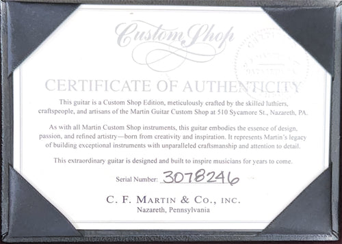 Martin Custom Shop D-28 Style Pale Moon Ebony #78246 (Empire Music Spec)