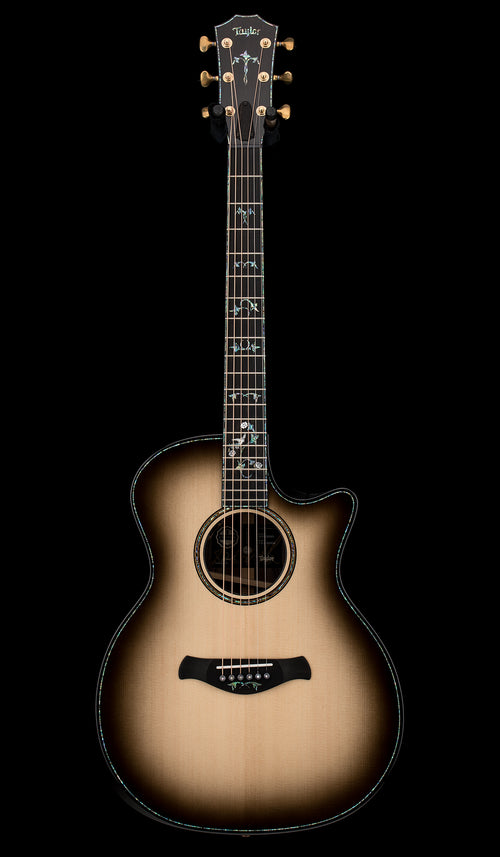 Taylor Custom Shop Builder's Edition C14ce GA B6008 - Charcoal Edgeburst #36091