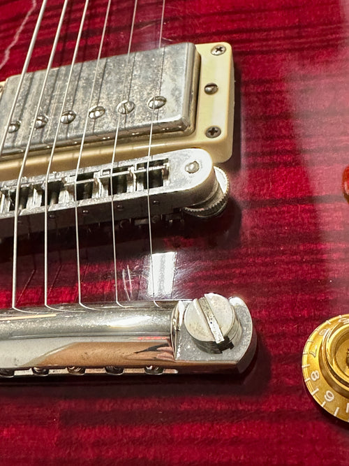 Used Gibson Les Paul Standard Premium Plus (2005) - Wine Red #15542 with Original Hard Case