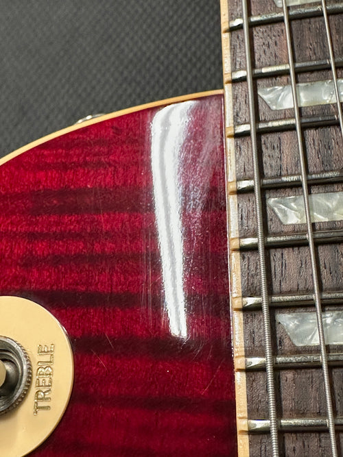 Used Gibson Les Paul Standard Premium Plus (2005) - Wine Red #15542 with Original Hard Case