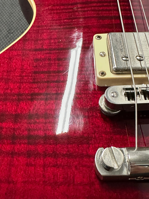 Used Gibson Les Paul Standard Premium Plus (2005) - Wine Red #15542 with Original Hard Case