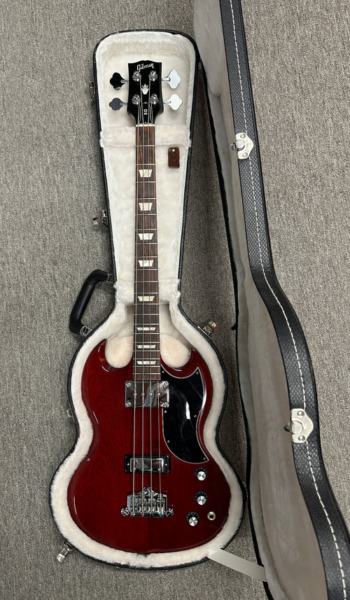 Used Gibson SG Standard Bass (2011) - Heritage Cherry #11453 with Original Hard Case
