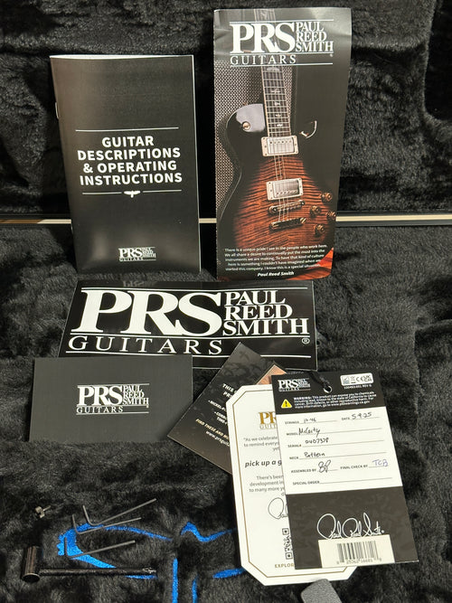 Used PRS McCarty (2025) - Red Tiger #07378 with Original Hard Case