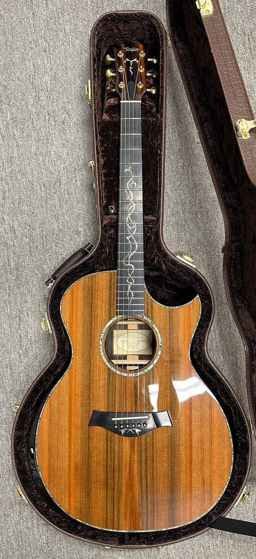 Used Taylor Custom Shop GA Sinker Redwood/Macassar Ebony (2010) - Natural #60056 with Original Hard Case