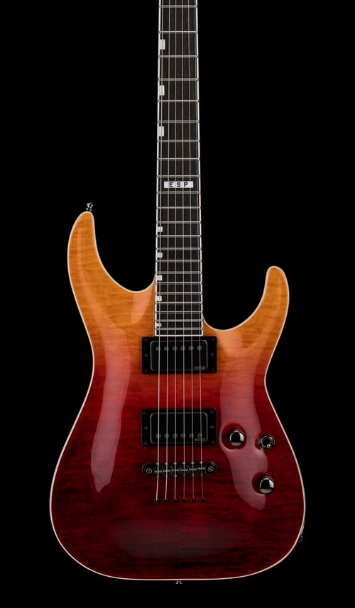 ESP E-II Horizon NT-II - Tiger Eye Amber Fade #ES4573253 (Factory Demonstration Model)