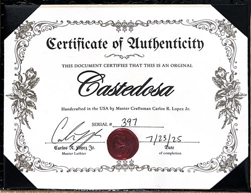 Castedosa Guitars Halcón Standard - Aged Dirty Blonde #397