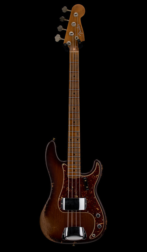 Fender Custom Shop Empire 58 Precision Bass Heavy Relic - Faded Aged Violin Burst #91081