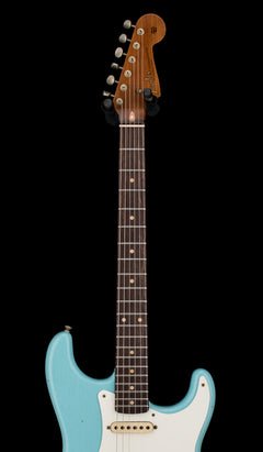 Fender Custom Shop Empire 59 Transition Stratocaster Journeyman Relic - Faded Aged Daphne Blue #19520