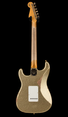 Fender Custom Shop Limited Edition 1957 Stratocaster Relic/Closet Classic Hardware - Gold Sparkle #81652