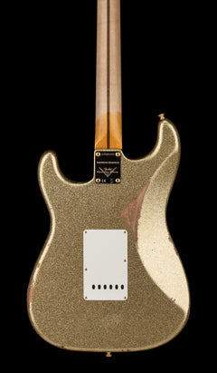 Fender Custom Shop Limited Edition 1957 Stratocaster Relic/Closet Classic Hardware - Gold Sparkle #81652