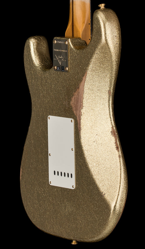 Fender Custom Shop Limited Edition 1957 Stratocaster Relic/Closet Classic Hardware - Gold Sparkle #81652