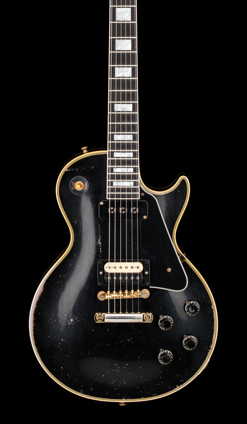 Gibson Custom Shop Limited Edition 1954 Les Paul Custom Reissue Murphy Lab Heavy Aged - Ebony #46322