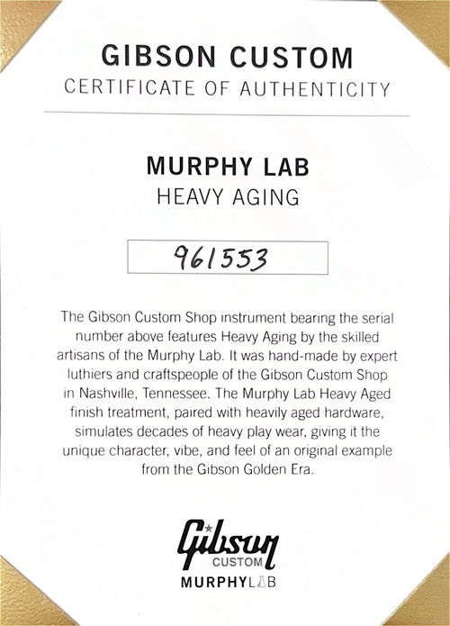 Gibson Custom Shop Limited Edition 1959 Les Paul Standard Reissue Murphy Lab Heavy Aged - Faded Peach Burst #61553