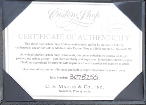 Martin Custom Shop 000-28 Style Pale Moon Ebony #78255 (Empire Music Spec)