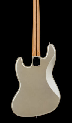 Used Fender Blacktop Jazz Bass (2011) - White Chrome Pearl #05592 with Gig Bag