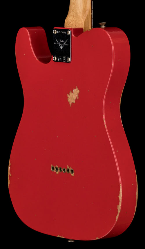 Used Fender Custom Shop 1964 Telecaster Relic (2024) - Aged Fiesta Red #78621 with Original Hard Case
