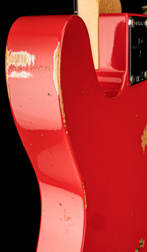 Used Fender Custom Shop 1964 Telecaster Relic (2024) - Aged Fiesta Red #78621 with Original Hard Case