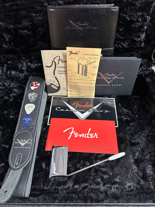 Used Fender Custom Shop John Cruz EU Masterdesign Mod Rock Strat (2019) - Bright Silver/Blue Metallic #23280 with Original Hard Case