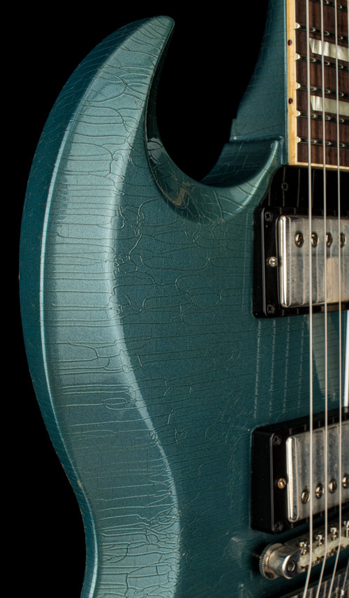 Used Gibson Custom Shop 1964 SG Standard Murphy Lab Ultra Light Aged - Pelham Blue #03964 with Original Hard Case
