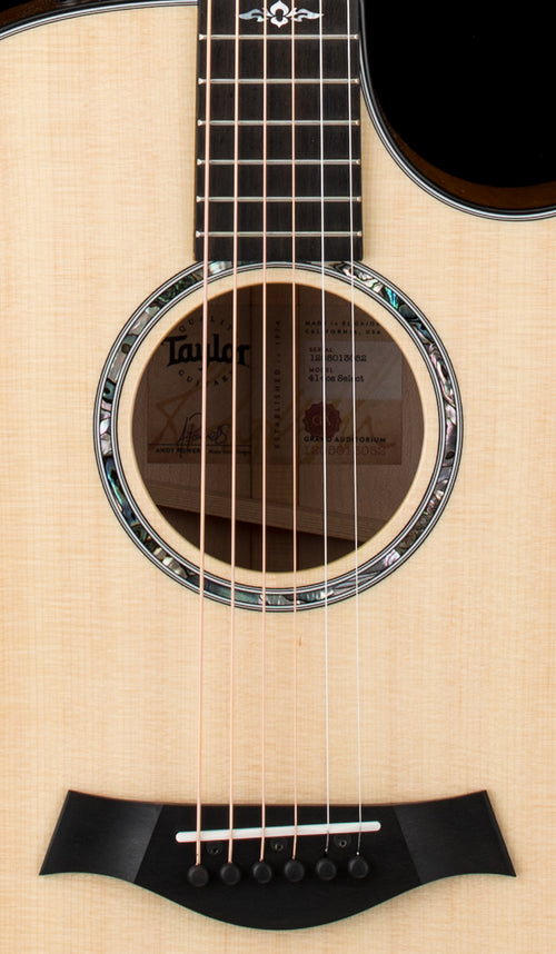 Taylor Custom Shop Select 414ce Big Leaf Maple/Sitka Spruce, Black Binding #13052