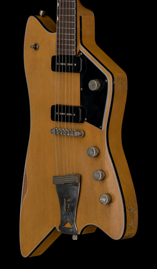 Used Gretsch Custom Shop Masterbuilt Gonzalo Madrigal G6199 Caddy Bo Relic (2022) - Super Faded TV Yellow #12396 with Original Hard Case