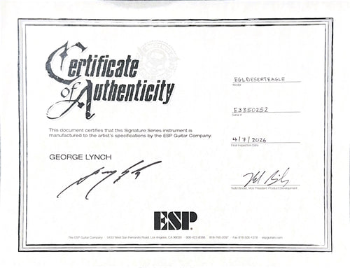 ESP Custom Shop GL Desert Eagle #50252