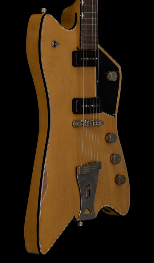 Used Gretsch Custom Shop Masterbuilt Gonzalo Madrigal G6199 Caddy Bo Relic (2022) - Super Faded TV Yellow #12396 with Original Hard Case