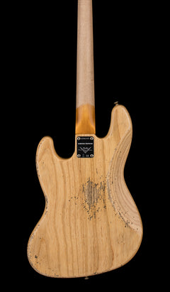 Fender Custom Shop Limited Edition Custom Jazz Bass Heavy Relic - Aged Natural #81321