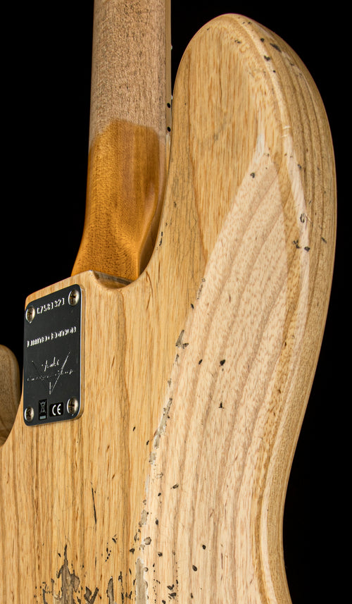 Fender Custom Shop Limited Edition Custom Jazz Bass Heavy Relic - Aged Natural #81321