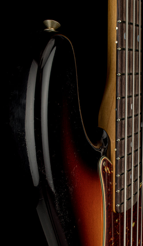 Fender Custom Shop 1966 Precision Bass Journeyman Relic - Faded Bleached 3-Tone Sunburst #88037
