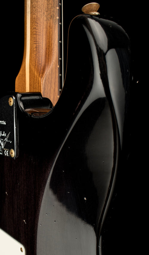 Fender Custom Shop Empire 59 Transition Stratocaster Journeyman Relic - Aged Ebony Transparent #19356