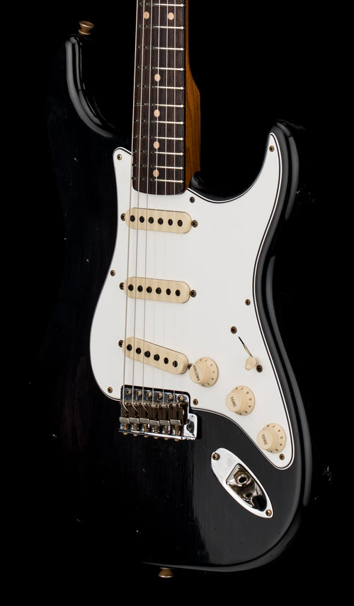 Fender Custom Shop Empire 59 Transition Stratocaster Journeyman Relic - Aged Ebony Transparent #19356