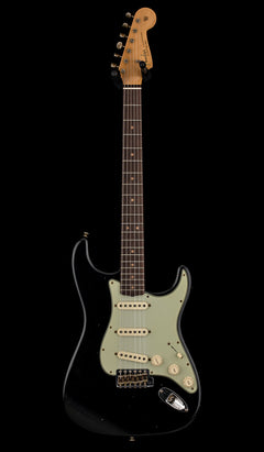 Fender Custom Shop LTD 1964 L Series Stratocaster Journeyman Relic - Black #11955
