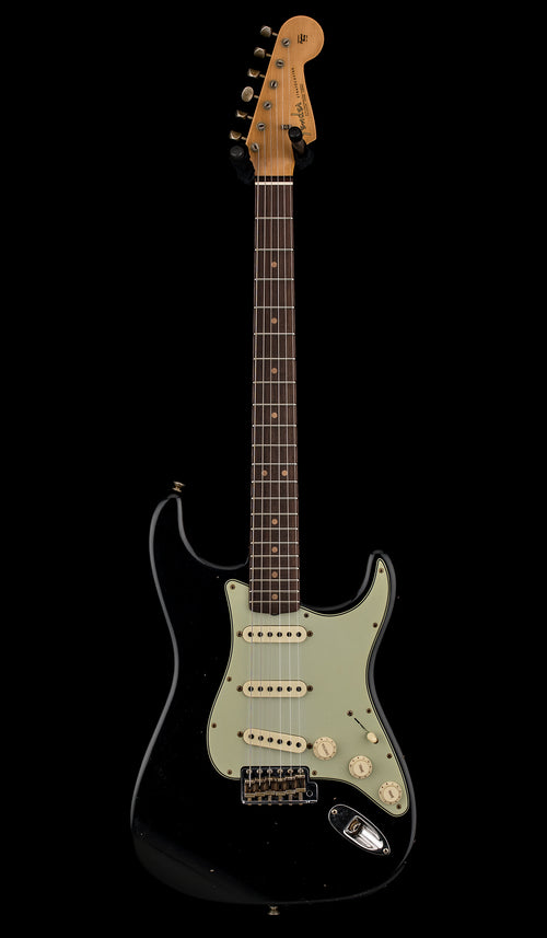 Fender Custom Shop LTD 1964 L Series Stratocaster Journeyman Relic - Black #11955