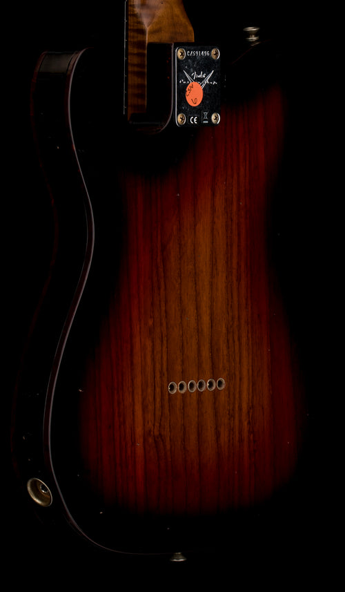 Fender Custom Shop Limited Edition Telecaster Custom Journeyman Relic - Aged Wide Fade 3-Color Sunburst #91496