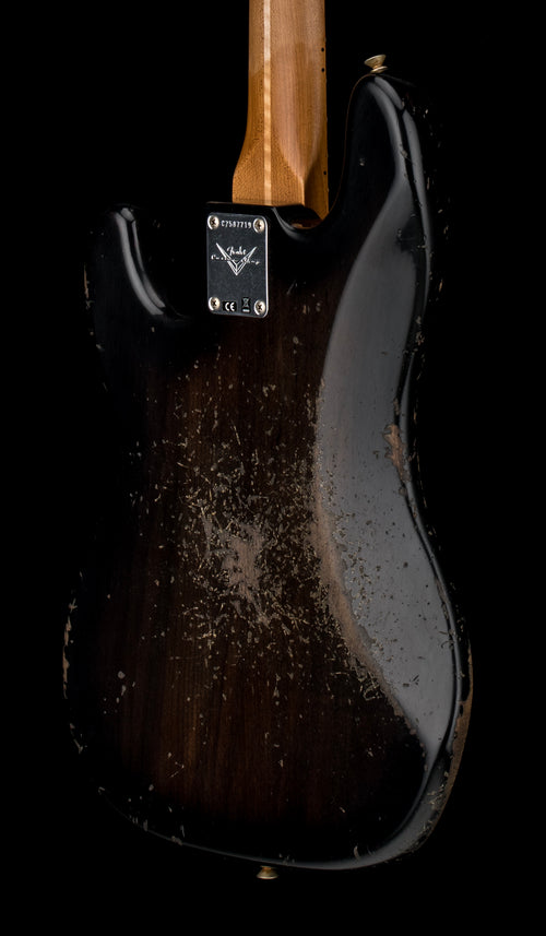 Fender Custom Shop Empire 58 Precision Bass Heavy Relic - Faded Aged Ebony Transparent #87719