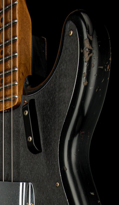 Fender Custom Shop Empire 58 Precision Bass Heavy Relic - Faded Aged Ebony Transparent #87719